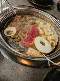 Gangnam BBQ HOTPOT signature dishes All-You-Can-Eat Korean BBQ (beef, pork, seafood), Customizable Hotpot, Sushi Rolls